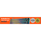 SteelSeries Apex Pro Mini Wireless, gaming toetsenbord Wit, US lay-out, SteelSeries OmniPoint 2.0, 60%, RGB leds, Double Shot PBT Keycaps