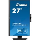 iiyama ProLite XUB2790QSUH-B1 27" monitor Zwart, 100Hz, HDMI, DisplayPort, USB, Audio, webcam