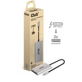 Club 3D Thunderbolt 3 naar 2x DisplayPort splitter 
