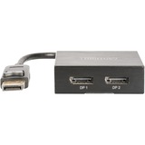 Digitus DisplayPort naar 2x DisplayPort splitter Zwart, 4K