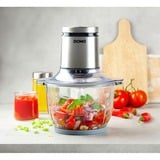 Domo Maxi-chopper DO9244MC hakmolen Inox/transparant