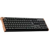 Keychron K10 HE-F1 RGB mechanisch toetsenbord Zwart, BE lay-out (AZERTY), Gateron Double-Rail Magnetic Nebula, 100%, Hot-swappable, Bluetooth, 2.4GHz