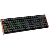 Keychron K10 HE-F1 RGB mechanisch toetsenbord Zwart, BE lay-out (AZERTY), Gateron Double-Rail Magnetic Nebula, 100%, Hot-swappable, Bluetooth, 2.4GHz