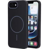 Mobiparts iPhone 16e / 17e - Slim Line MagSafe Case telefoonhoesje Zwart