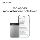 Plaud Note Pro dicteerapparaat Zilver, 64 GB, Bluetooth (BLE 5.4), Dual-band Wi-Fi (2.4GHz & 5GHz)