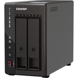 QNAP TS-253E-8G nas Zwart, 2x HDMI, 2x LAN, USB 2.0, USB 3.0