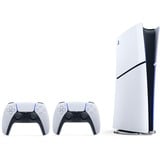 Sony PlayStation 5 Digital Edition (Slim) + Twee DualSense draadloze controllers spelconsole Wit/zwart