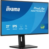 iiyama ProLite XB2792QSU-B1 27" gaming monitor Zwart, 120 Hz, HDMI, DisplayPort, USB, Audio