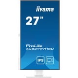 iiyama ProLite XUB2797HSU-W2 27" monitor Wit, 100 Hz, HDMI, DisplayPort, USB, Adaptive Sync