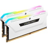 Corsair Vengeance RGB PRO SL 32 GB DDR4-3200 (2x 16 GB) werkgeheugen Wit, CMH32GX4M2E3200C16W, XMP 2.0
