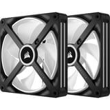 Corsair iCUE LINK QX140 RGB Starterskit case fans Zwart, 2 stuks, 140 x 140 x 25 mm, PWM
