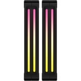 Corsair iCUE LINK QX140 RGB Starterskit case fans Zwart, 2 stuks, 140 x 140 x 25 mm, PWM