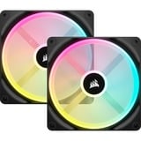 Corsair iCUE LINK QX140 RGB Starterskit case fans Zwart, 2 stuks, 140 x 140 x 25 mm, PWM