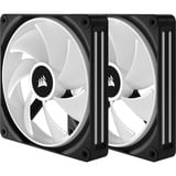 Corsair iCUE LINK QX140 RGB Starterskit case fans Zwart, 2 stuks, 140 x 140 x 25 mm, PWM