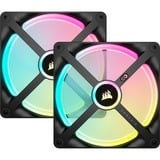 Corsair iCUE LINK QX140 RGB Starterskit case fans Zwart, 2 stuks, 140 x 140 x 25 mm, PWM