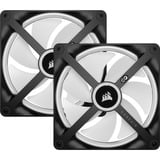 Corsair iCUE LINK QX140 RGB Starterskit case fans Zwart, 2 stuks, 140 x 140 x 25 mm, PWM