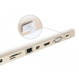 DeLOCK Dust Cover met grote greep voor USB Type-C (female) beschermdop Wit, 10 stuks