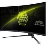 MSI MAG 345CQR 34" Curved UltraWide gaming monitor Zwart, 2x HDMI, DisplayPort, 180 Hz