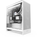 NZXT H7 Flow midi tower behuizing Wit | 2x USB-A | 1x USB-C | Tempered Glass