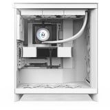 NZXT H7 Flow midi tower behuizing Wit | 2x USB-A | 1x USB-C | Tempered Glass