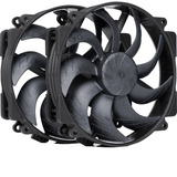 Noctua NF-A14x25r G2 PWM Sx2-PP chromax.black case fans 2 stuks, 140 x 140 x 25 mm