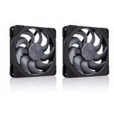 Noctua Noctua NF-A12x25 G2 PWM Sx2-PP chromax.b case fans Zwart, 2 stuks, 120 x 120 x 25 mm