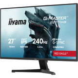 iiyama G-Master Red Eagle G2771HS-B1 27" gaming monitor Zwart, 240Hz, HDMI, DisplayPort, Audio, NVIDIA G-Sync