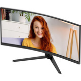 AOC CU34B3E 34" Curved UltraWide monitor Zwart, 1x DisplayPort, 1x HDMI, 120 Hz