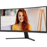 AOC CU34B3E 34" Curved UltraWide monitor Zwart, 1x DisplayPort, 1x HDMI, 120 Hz