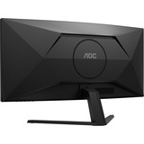 AOC CU34B3E 34" Curved UltraWide monitor Zwart, 1x DisplayPort, 1x HDMI, 120 Hz