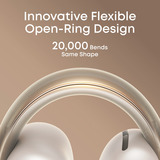 Anker Soundcore AeroClip open-ear headset Wit/goud