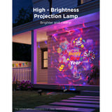 Govee Outdoor Decoration Projector Light verlichting Zwart, 2,4GHz-wifi + Bluetooth
