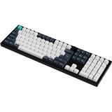 Keychron Q6 Max-M1 QMK, toetsenbord Zwart, BE Lay-out, Gateron Jupiter Red, RGB leds, Hot-swappable, Bluetooth, 2.4GHz