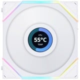 Lian Li UNI FAN TL 120 LCD Reverse Blade RGB case fans Wit, 3 stuks, 120 x 124 x 28 mm, PWM, Incl. controller