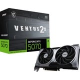 MSI GeForce RTX 5070 12G VENTUS 2X OC grafische kaart 3x DisplayPort, 1x HDMI