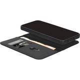 Mobiparts iPhone 16 Pro - 2-in-1 leather wallet case telefoonhoesje Zwart