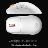SteelSeries Rival Pro gaming muis Wit, 100 - 42.000 DPI, 8K, UWB / 6 GHz