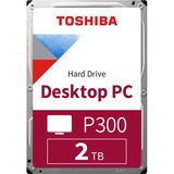 Toshiba P300, 2 TB harde schijf SATA 600, HDWD220UZSVA, Bulk