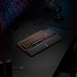 Corsair VANGUARD 96 WIRELESS RGB mechanisch gaming toetsenbord Zwart, US lay-out (QWERTY), Corsair MLX Plasma, 96%, RGB, Keycaps PBT double-shot, ABS single-shot, Hot-swap, RF2.4 / USB / Bluetooth