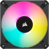 Corsair iCUE AF120 RGB ELITE case fan Zwart, 1 stuk, 4-pins PWM fan-connector, Bulk