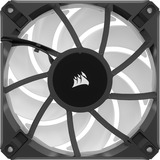 Corsair iCUE AF120 RGB ELITE case fan Zwart, 1 stuk, 4-pins PWM fan-connector, Bulk