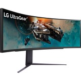 LG 49GR85DC-B 49" Curved UltraWide gaming monitor Zwart, 2x HDMI, 1x DisplayPort, 2x USB-A, 240 Hz