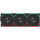 Lian Li UNI FAN TL FLEX Reverse 120 Wireless RGB case fans Zwart, 3 stuks, 120 x 124 x 28 mm, PWM, Incl. controller