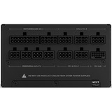 NZXT C850 Gold ATX 3.1, 850 Watt voeding  Zwart, 1x 16-pins grafische kaartconnector, 6x PCIe, kabelmanagement