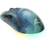 Sharkoon SGM25W gaming muis Turquoise/blauw, 12.000 dpi, RGB leds