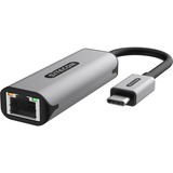 Sitecom USB-C naar Ethernet 1 Gigabit adapter Grijs, 0,15 meter