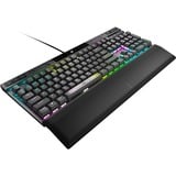 Corsair K70 MAX RGB, gaming toetsenbord Zwart, US lay-out, Corsair MGX, RGB leds, PBT double-shot