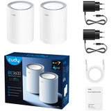 Cudy BE3600 mesh router Wit, 2 stuks
