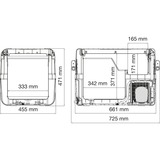 Dometic CoolFreeze CFX50 koelbox Donkergrijs/lichtgrijs