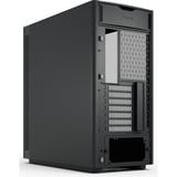 Fractal Design Define One Dark TG midi tower behuizing Zwart | 2x USB-A | 1x USB-C | Tempered Glass